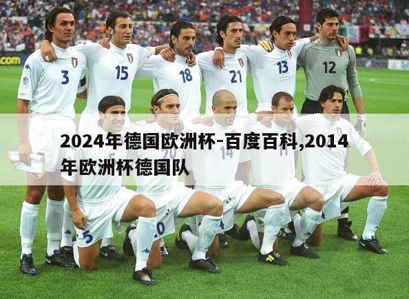 2024年德国欧洲杯-百度百科,2014年欧洲杯德国队