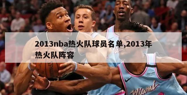 2013nba热火队球员名单,2013年热火队阵容